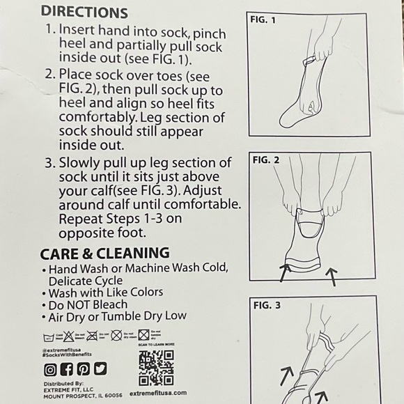 Compression Socks 15 - 20mmHg Size S/M 3 PK - Picture 4 of 6